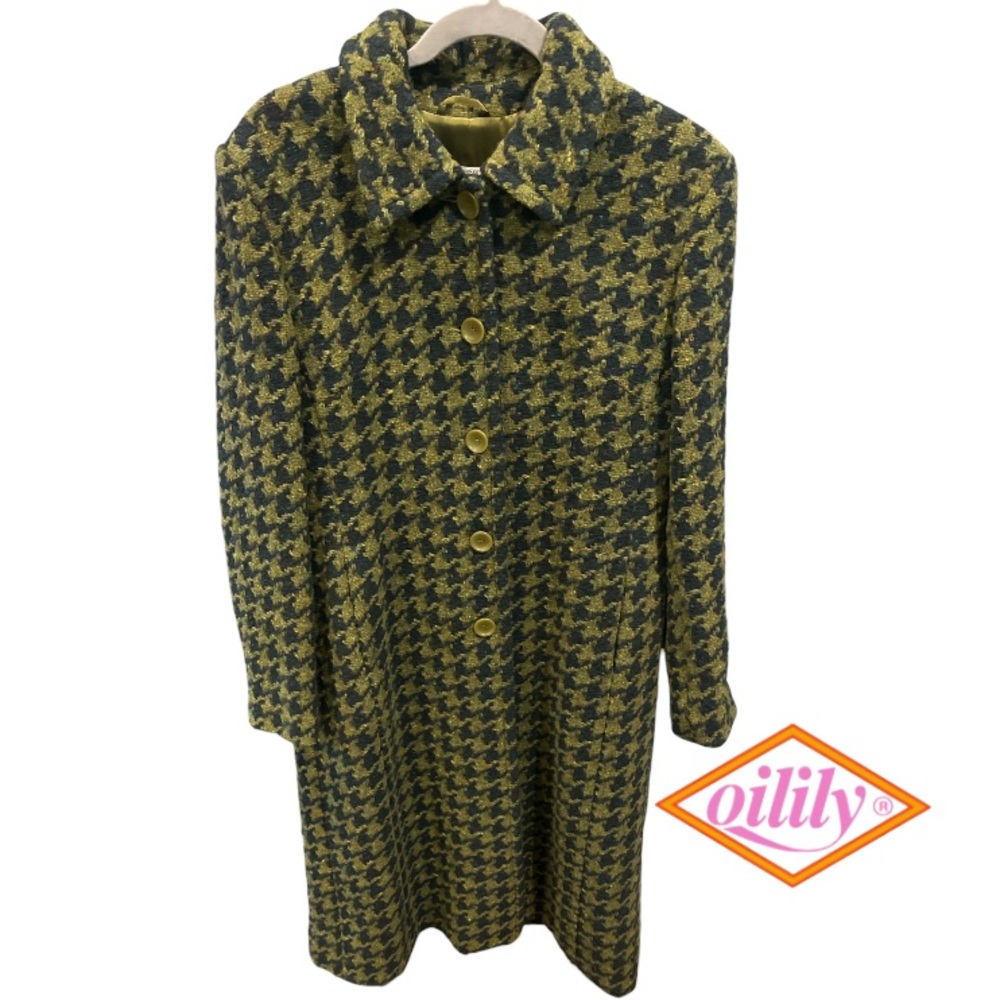 Oilily Houndstooth Wool/Carpet Coat 
42 or M-L